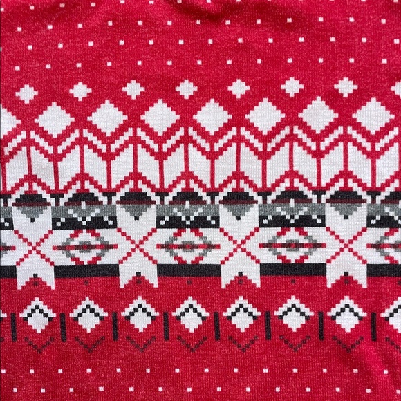 Hanna Andersson-Holiday HannaJams in Ribbon Red Fairisle - Picture 4 of 15